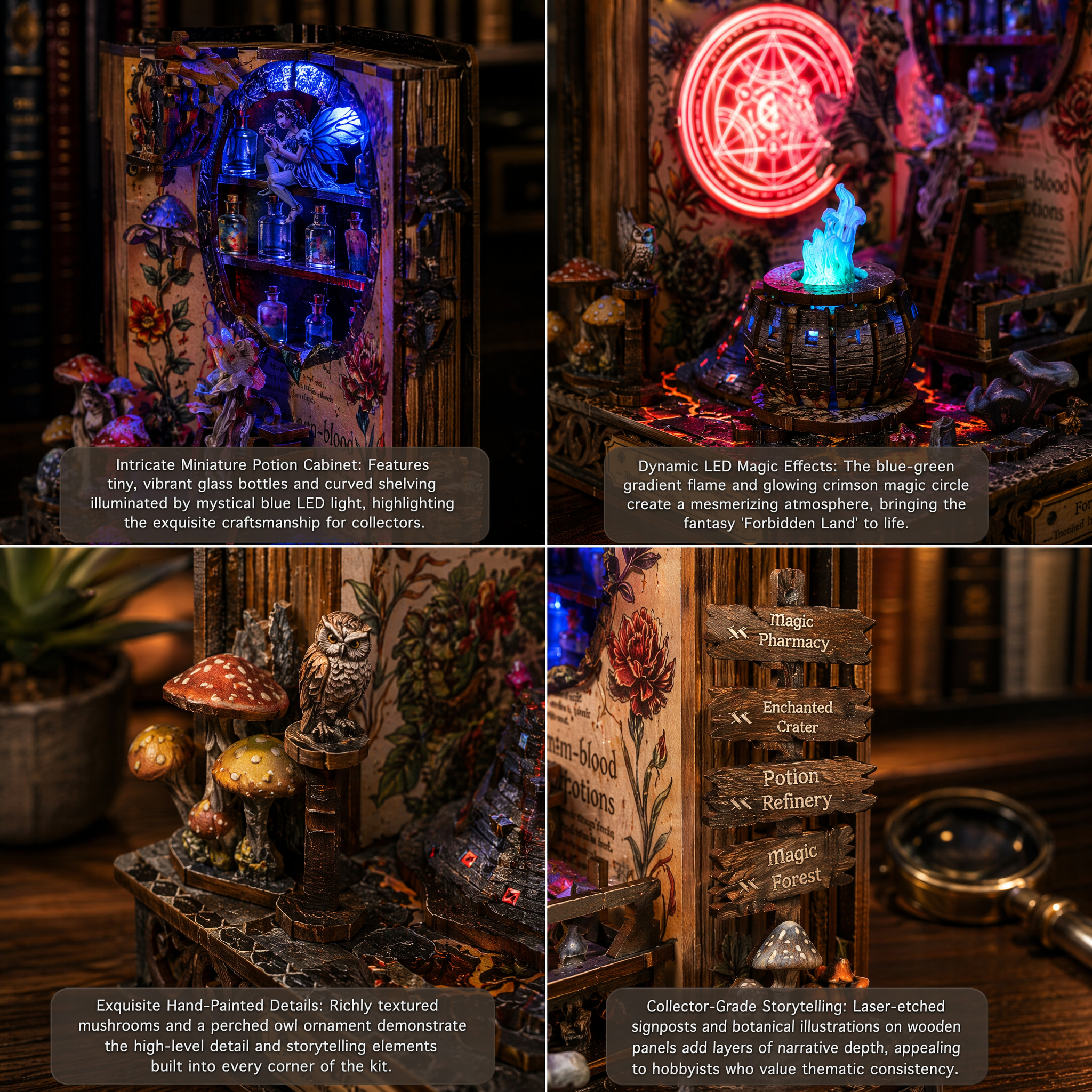 Forbidden Land Book Nook Kit